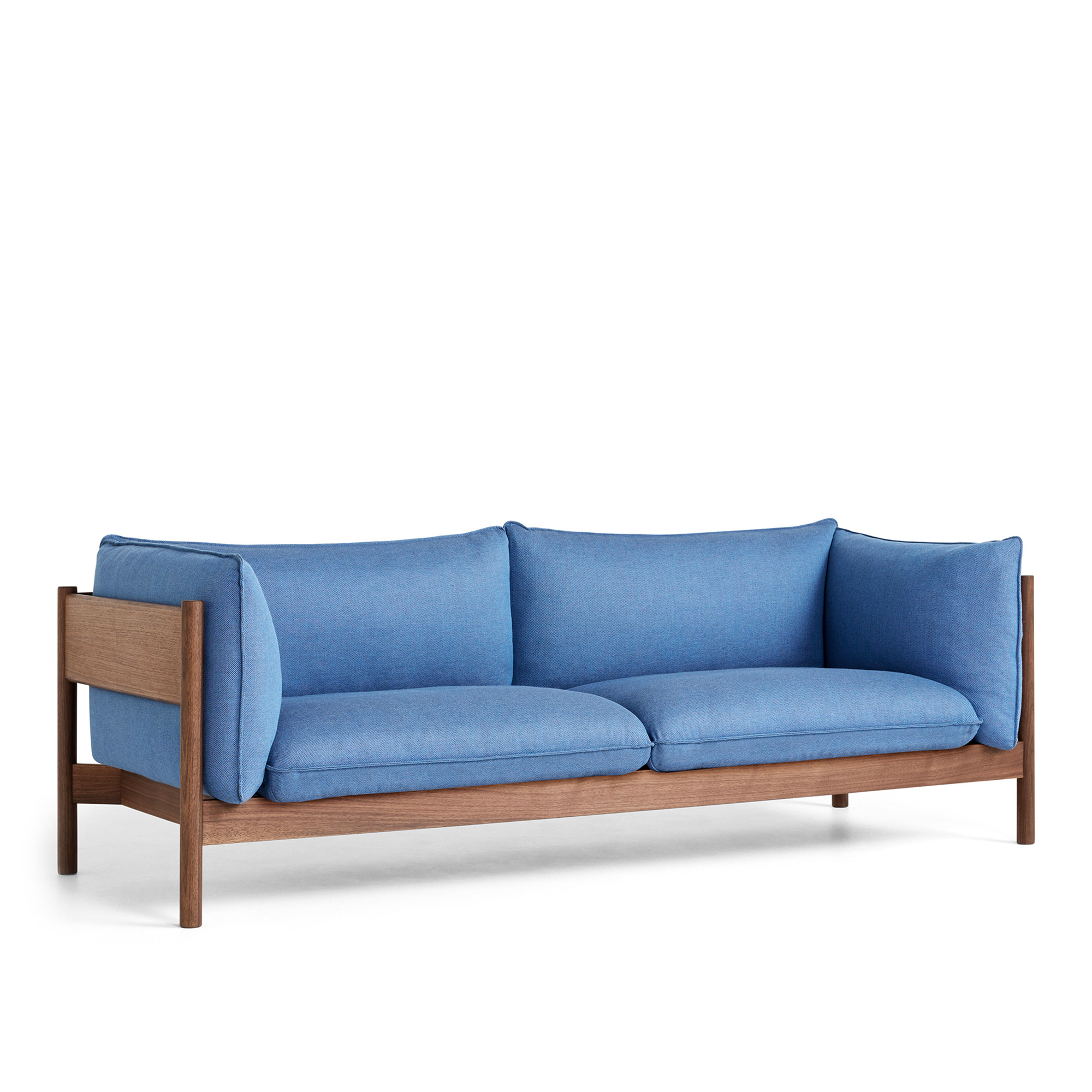 Arbour Eco 3-sitssoffa Oiled Waxed Walnut – HAY