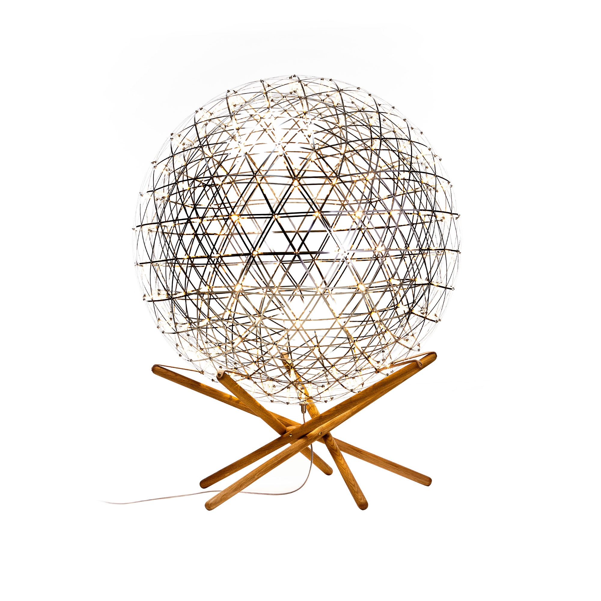 Raimond II Tensegrity – Moooi – silver golvlampor
