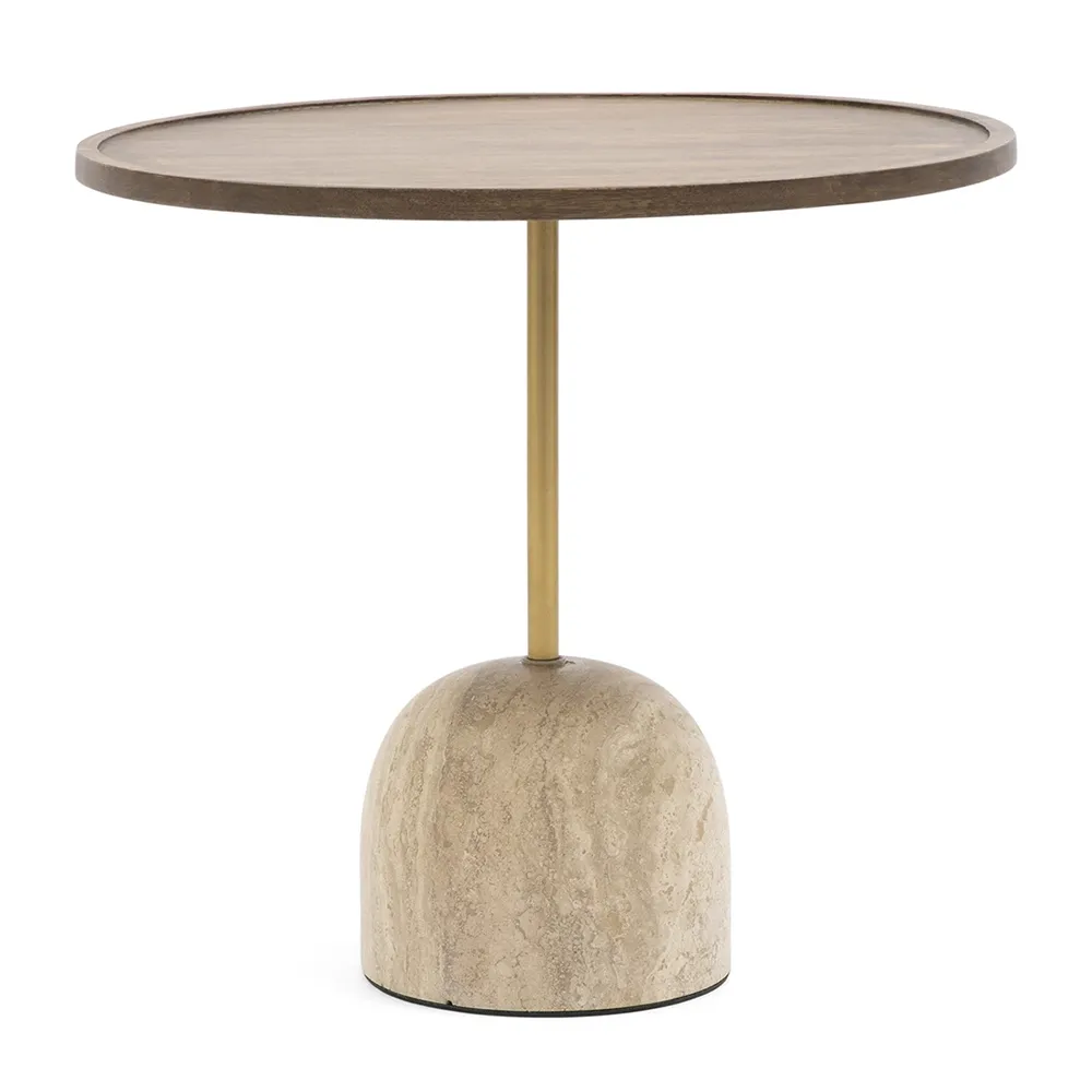 Malibu Sidobord Ø55 cm – Riviera Maison – orange side tables
