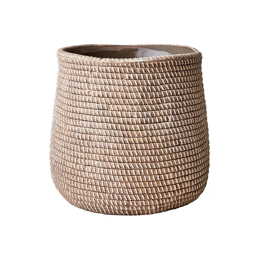 Camille Kruka M Beige – Affari of Sweden – beige planters