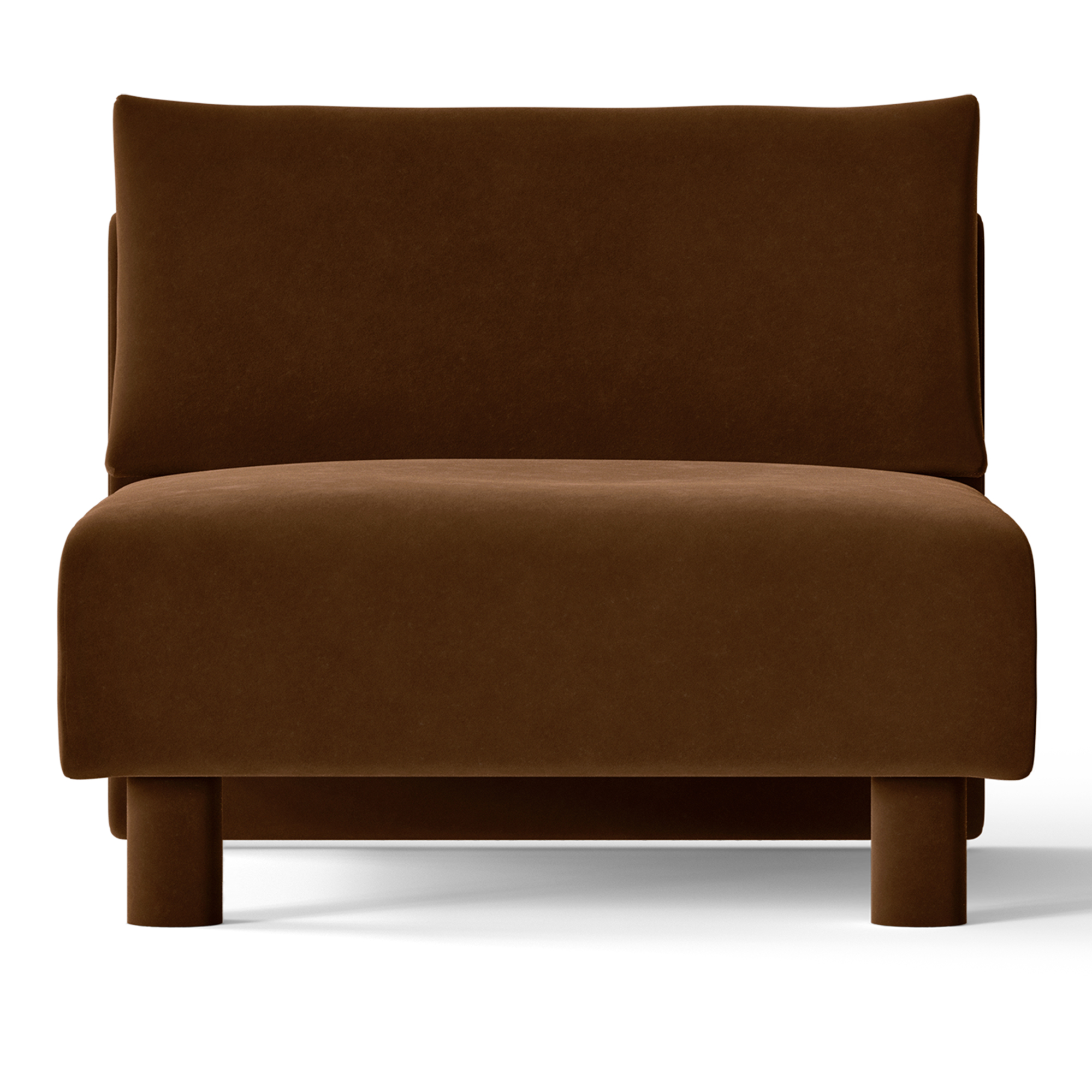 Dase soffa mittmodul – Ferm Living – brun soffor