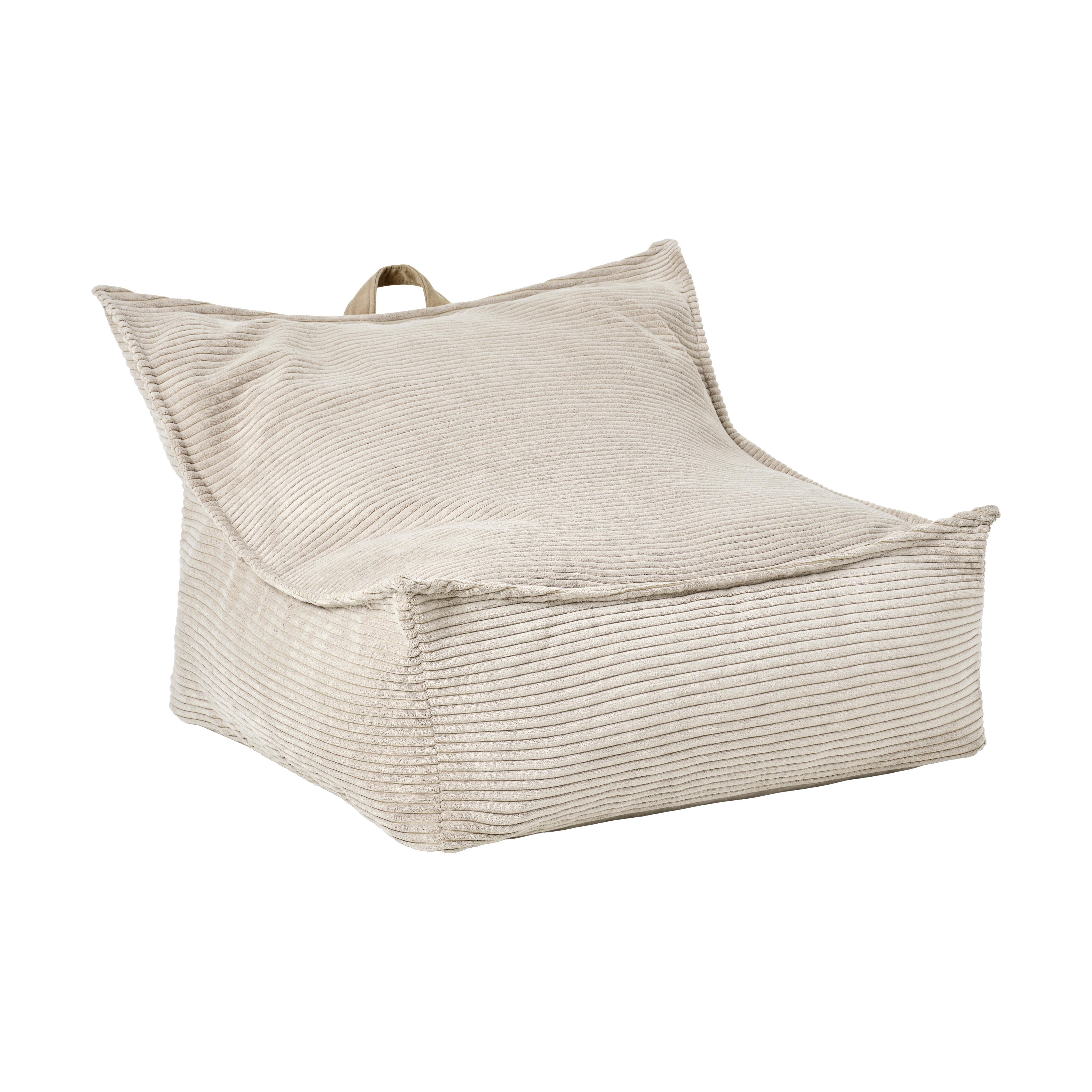 Kid's Base sittsäck, Naturvit – Kid's Concept – vit poufs