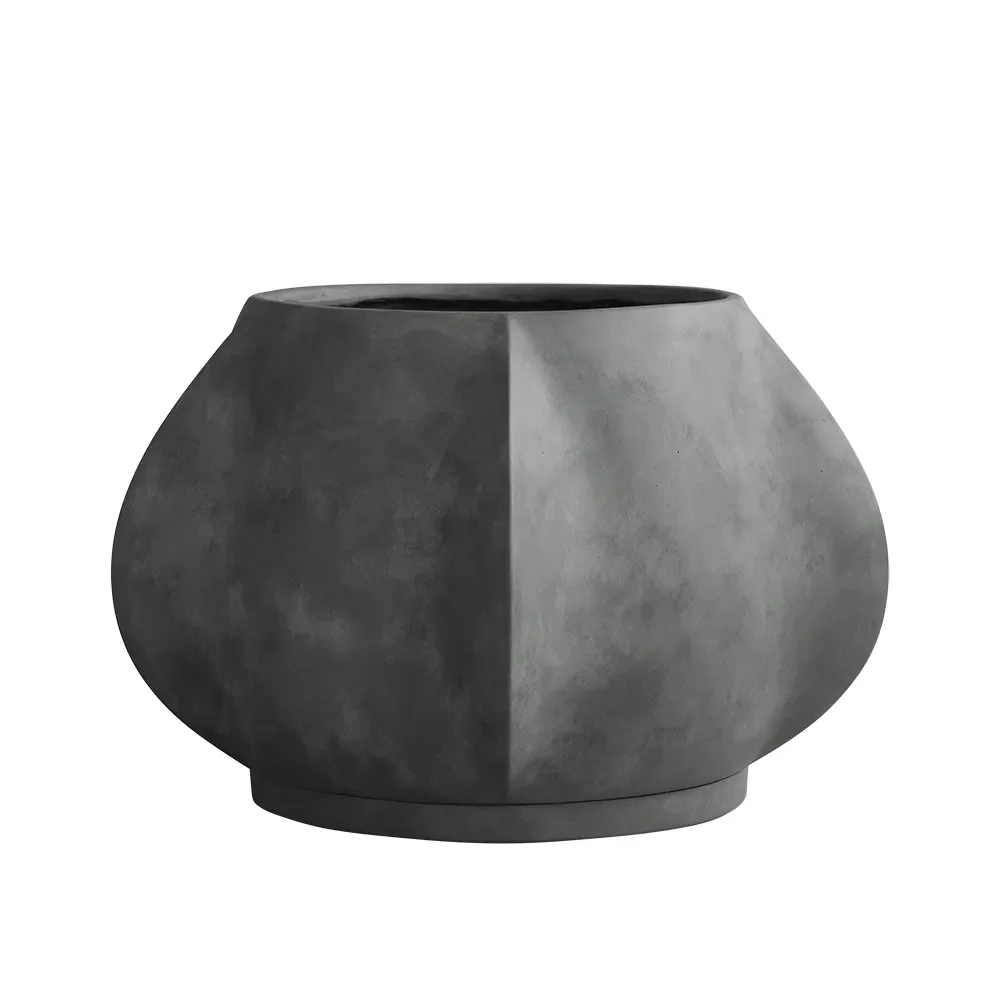 Arket Kruka Medio - Dark Grey – 101 Copenhagen – grå outdoor planters
