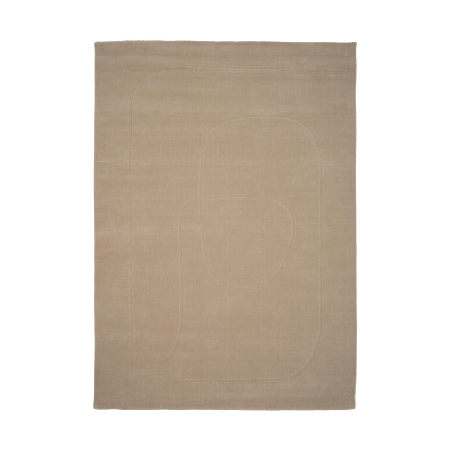 Cursive Expanse matta, Beige, 250x350 cm – Linie Design – beige mattor