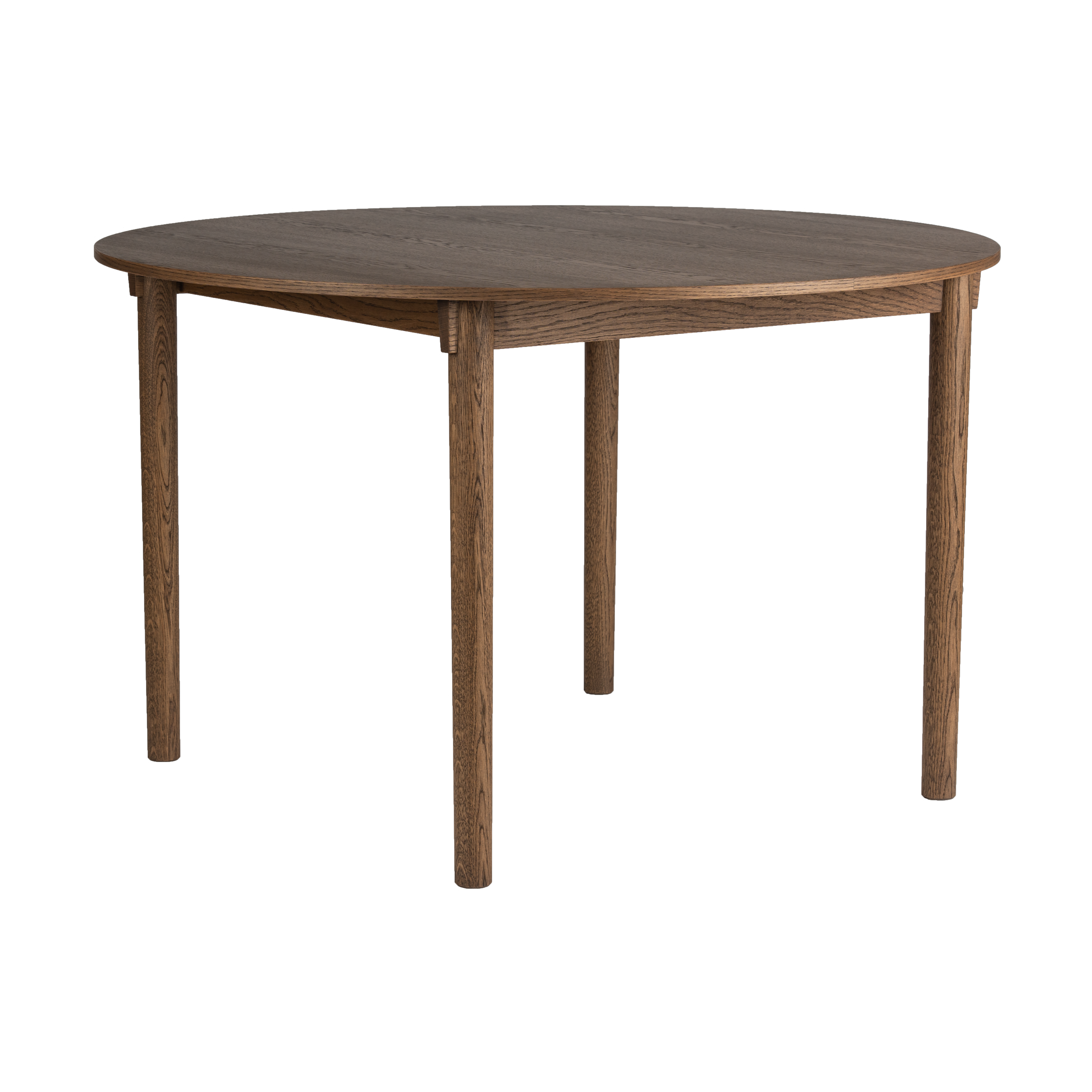 Tak bord Ø120 cm, Ek-black – Gärsnäs – beige matbord