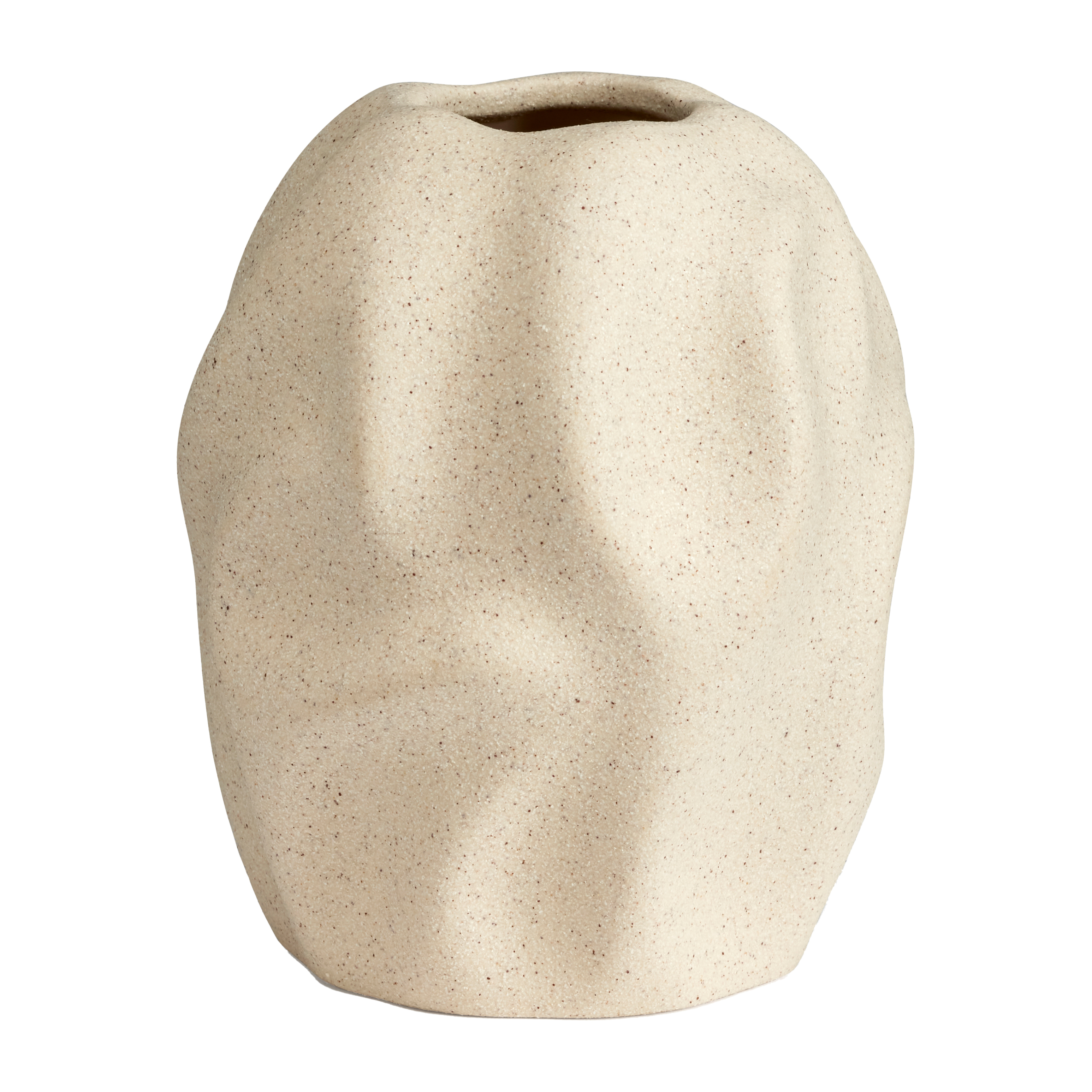 Drift desert vas 16 cm, Linnen – Cooee Design – beige vaser