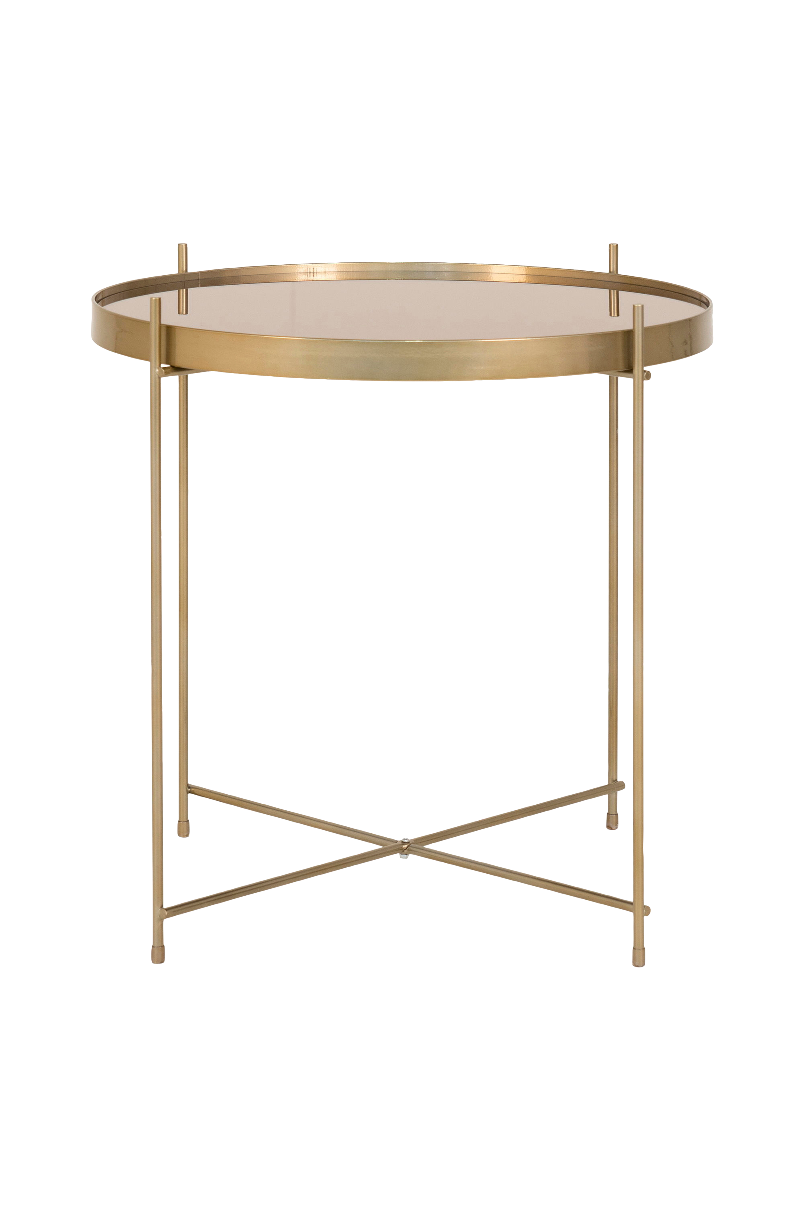 Soffbord Louisville, ø48xh48cm – House Nordic – mässing soffbord