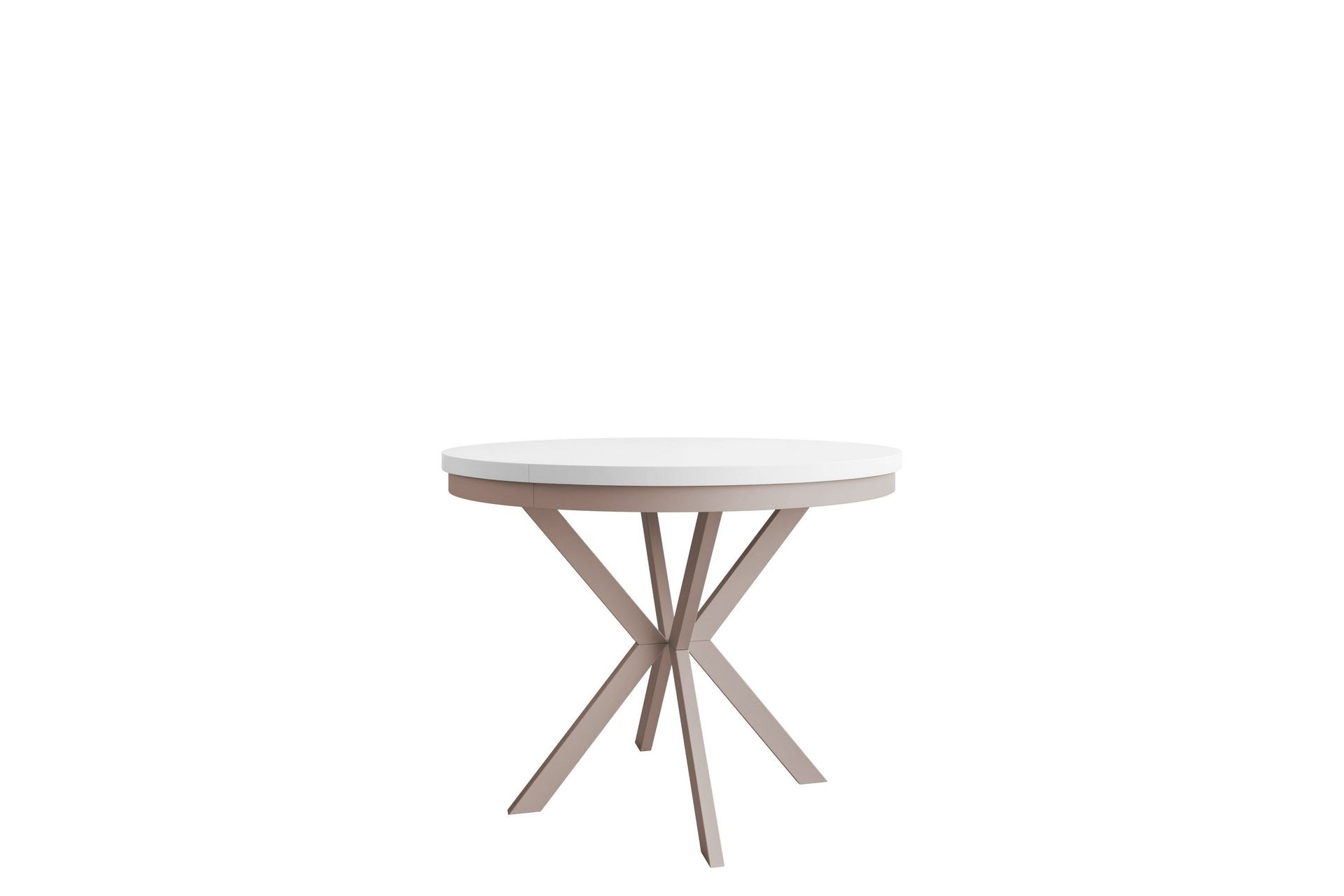 Sereth Matbord 90 cm Rund – vit matbord