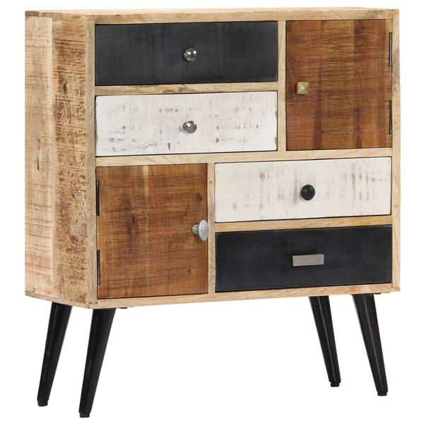 vidaXL Skänk 70x30x78 cm massivt mangoträ – vidaXL – brun skåp