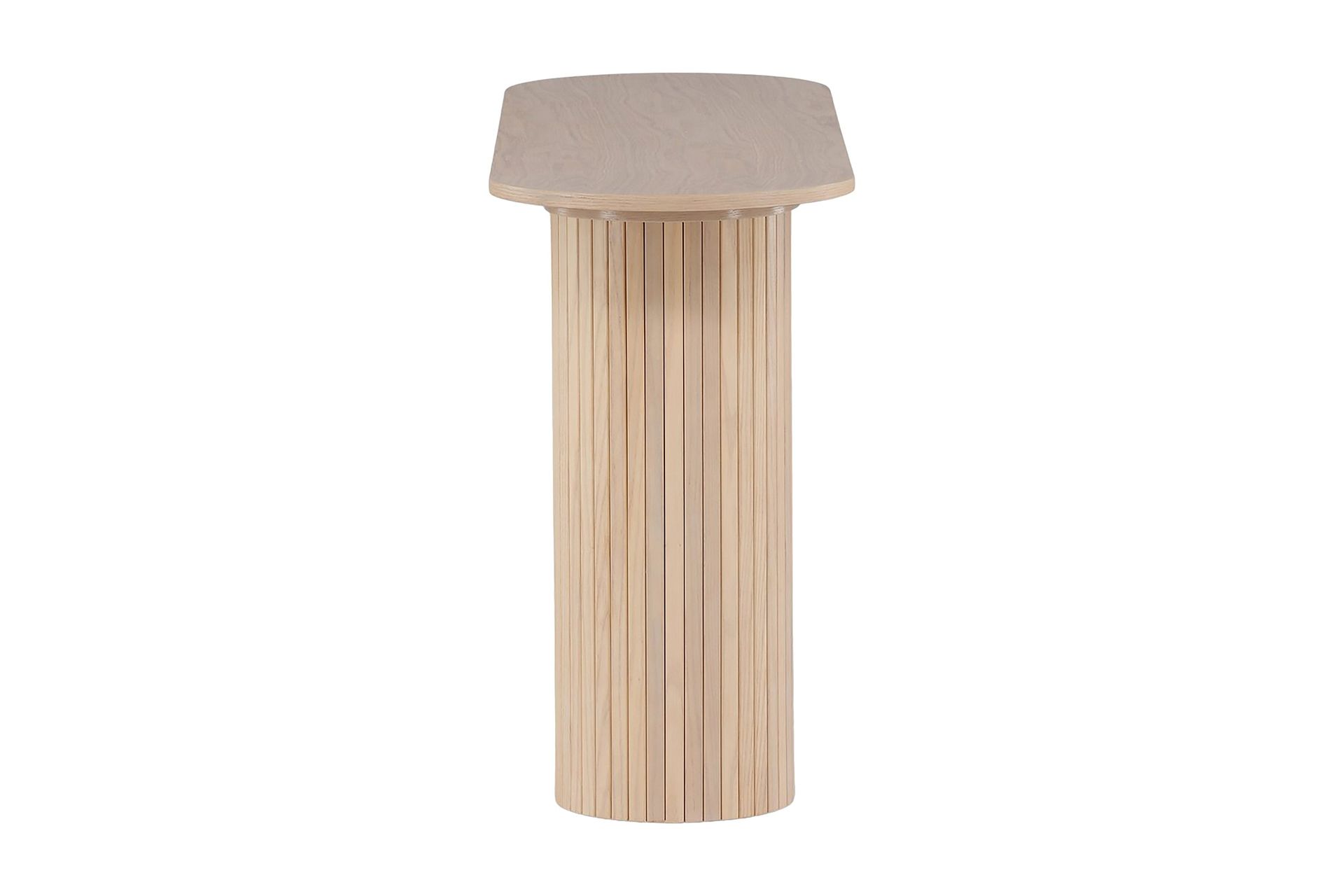 Bianca Sidobord 130x40x72 cm Oval – Venture Home – vit side tables