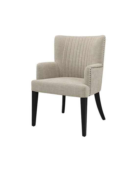 Dylan karmstol linen sand – Artwood – linen sand matstolar