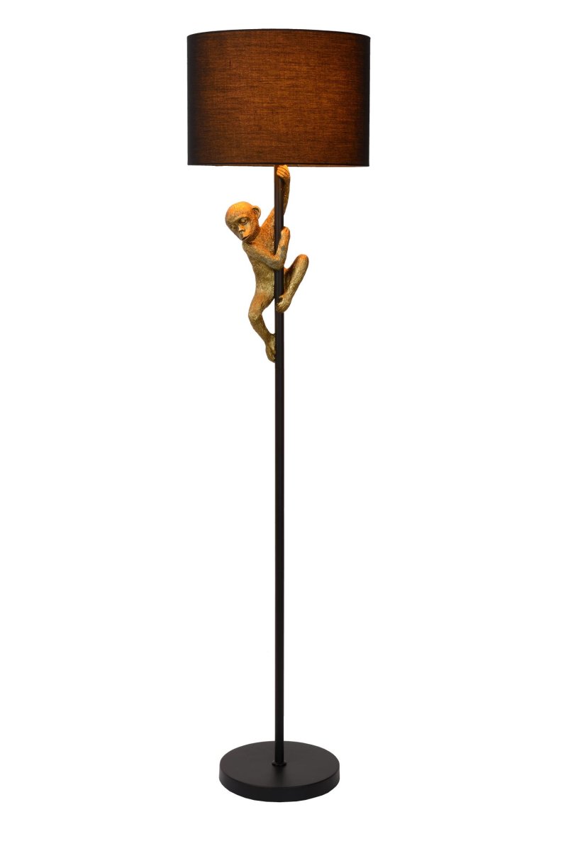 Extravaganza Chimp golvlampa – Lucide – svart golvlampor