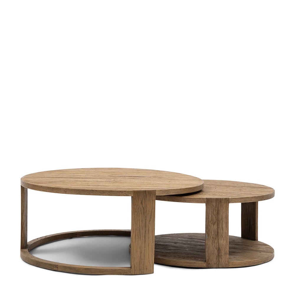 Astoria Soffbord- Set om 2 – Riviera Maison – oak grain soffbord