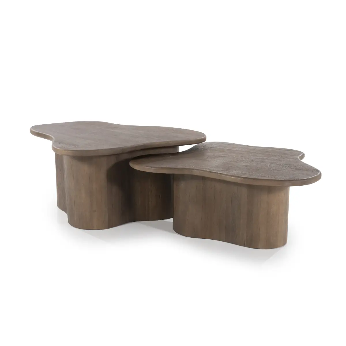 Fall - brown 75x75x38 cm / 75x65x32 cm By Boo – By-Boo – brun soffbord