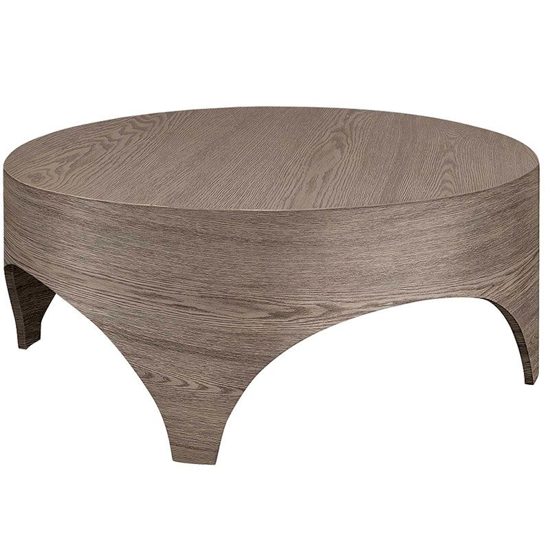 Owen Soffbord Ø90 Cm Antikgrå – Artwood – grå soffbord