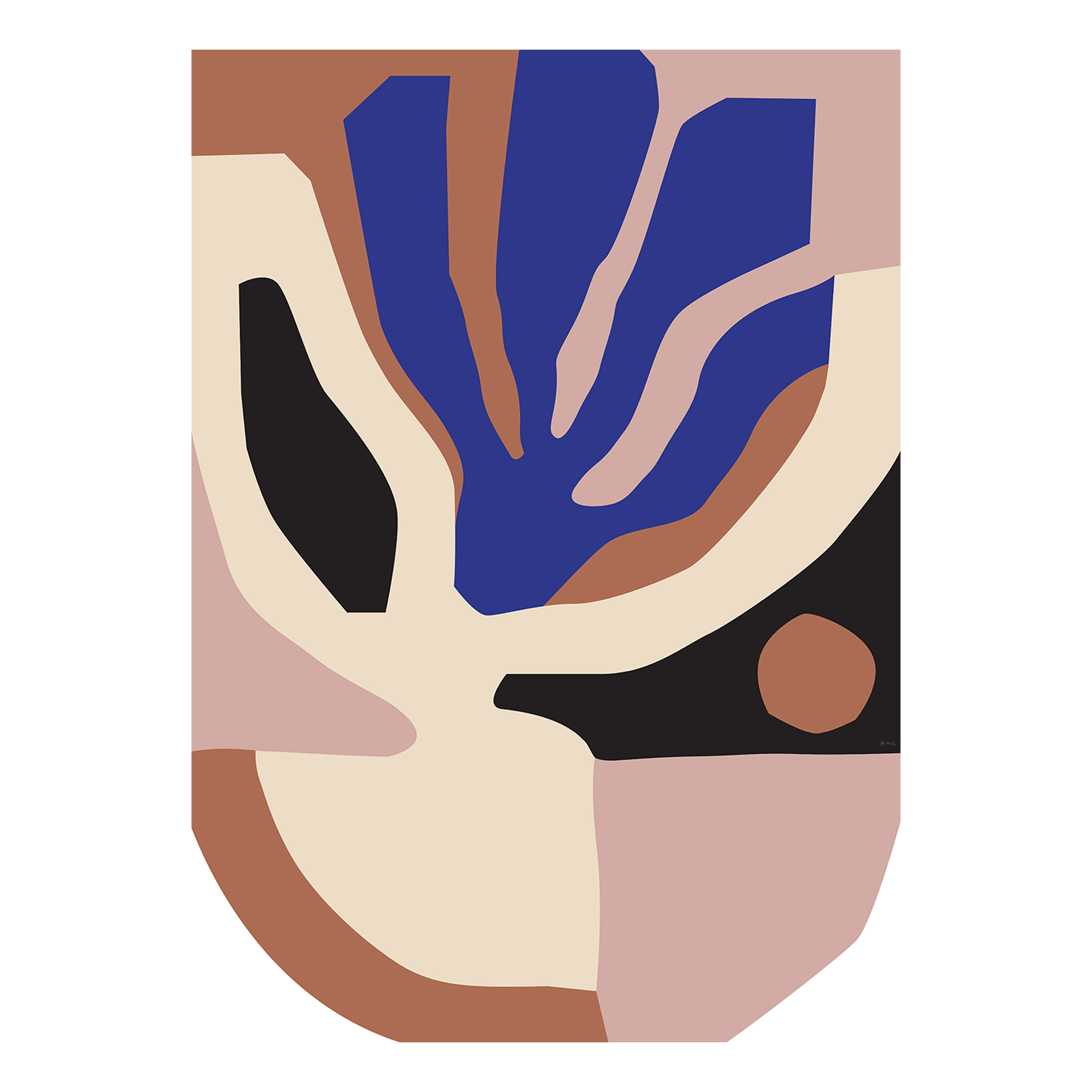 Monstera poster, 50x70 cm – Paper Collective – multi väggkonst