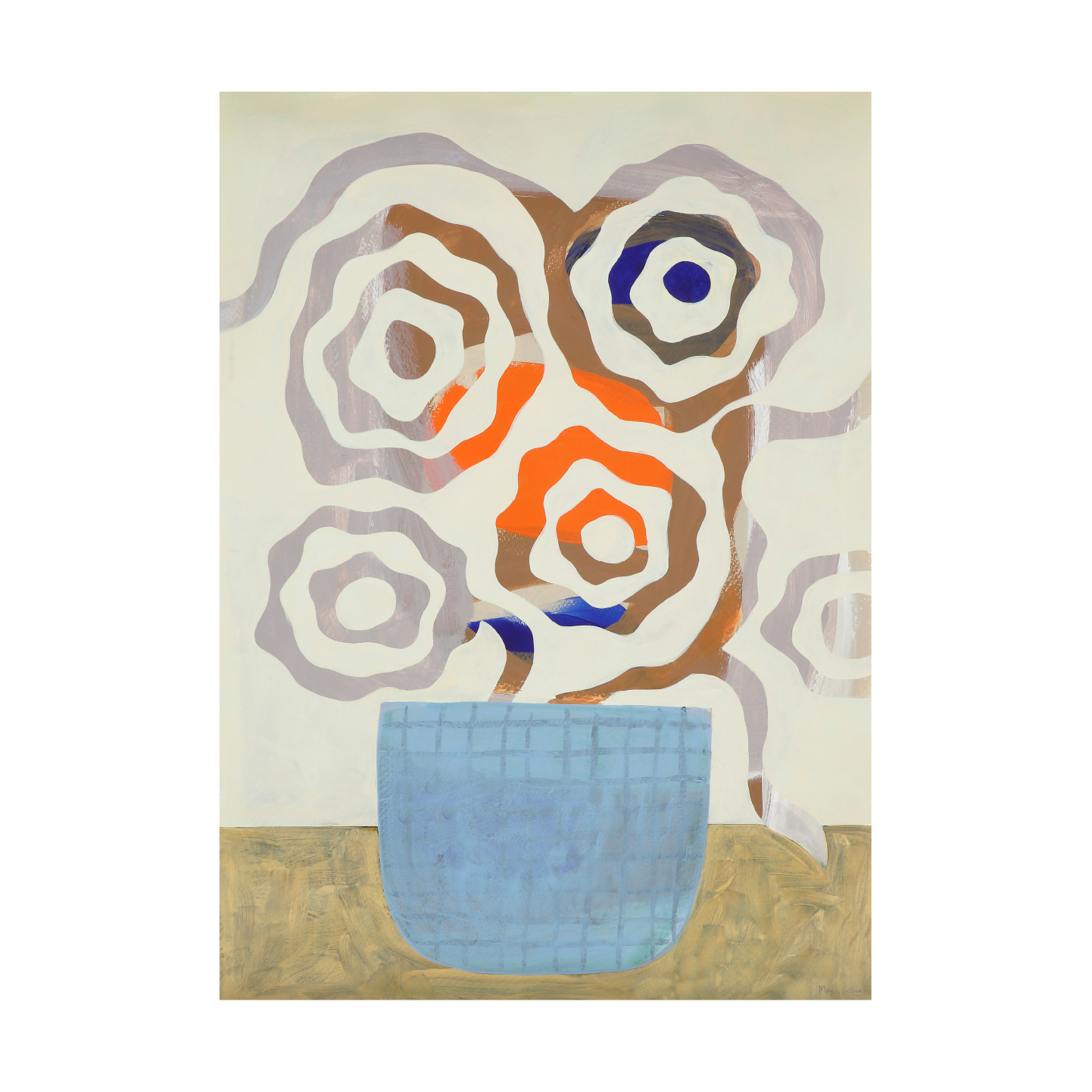 Rose poster, 50x70 cm – Paper Collective – multi väggkonst