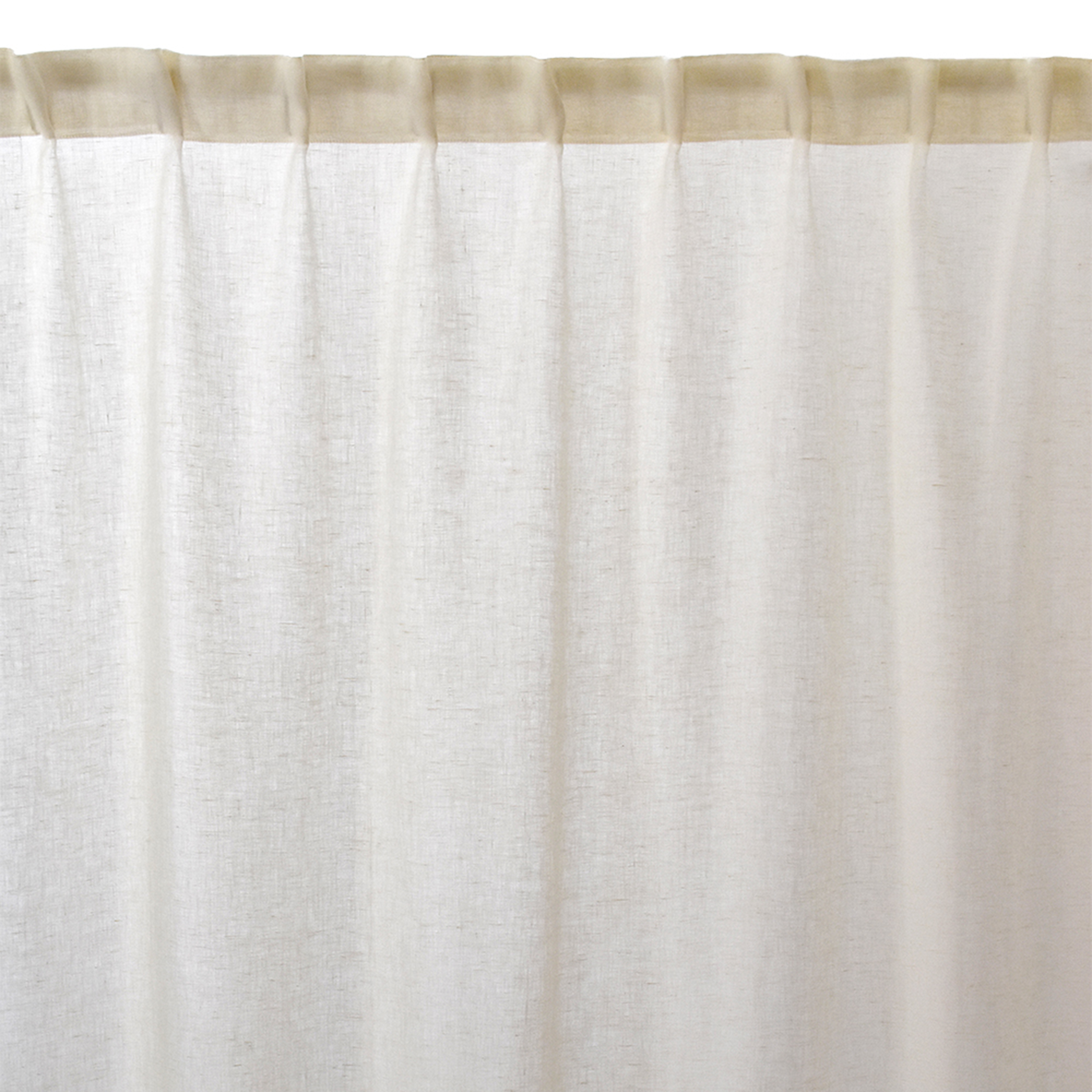Intermezzo gardin, Gräddig beige – Linum – beige curtains