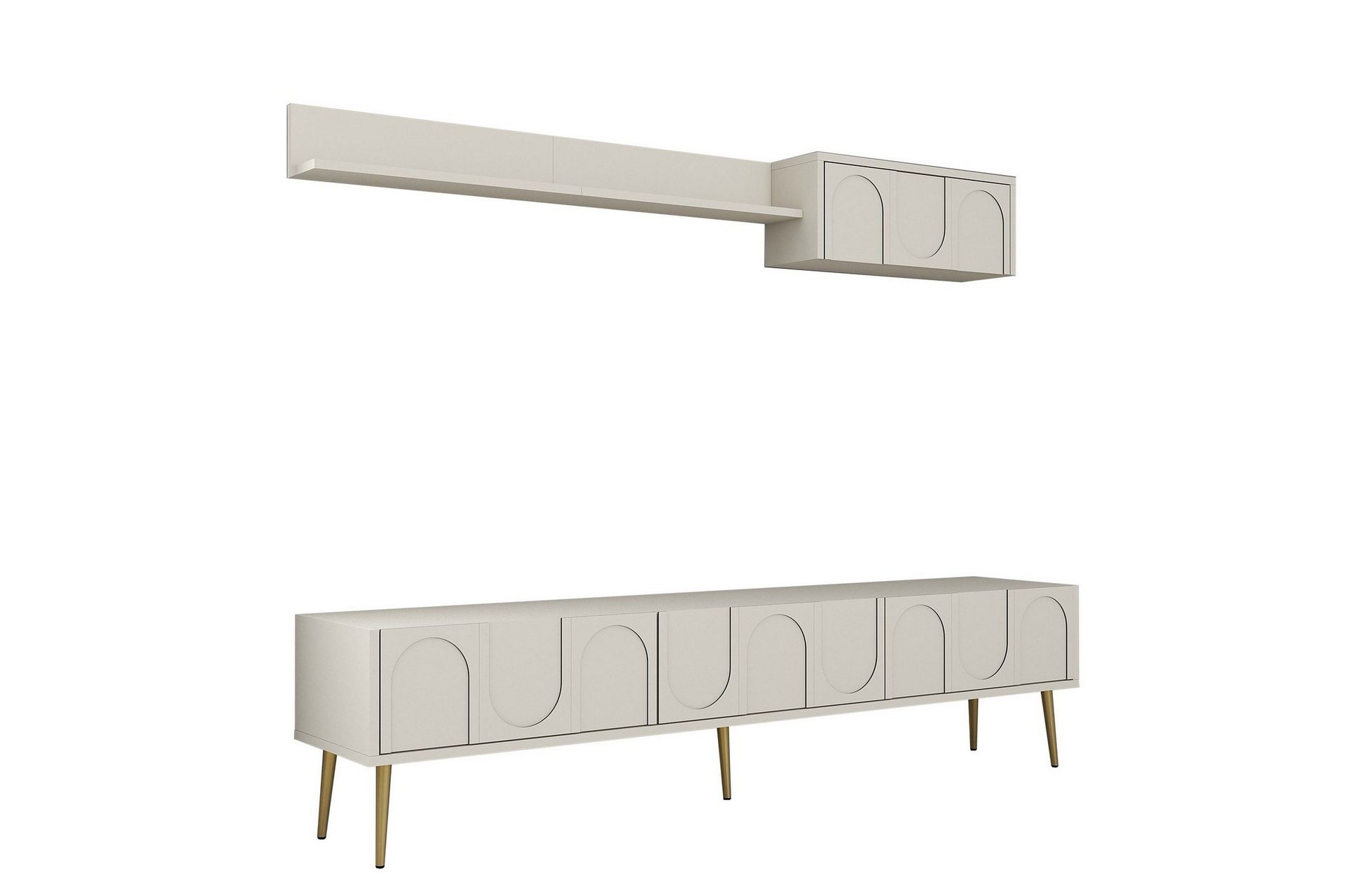 Hazim Tv-bänk 180 cm – vit benches