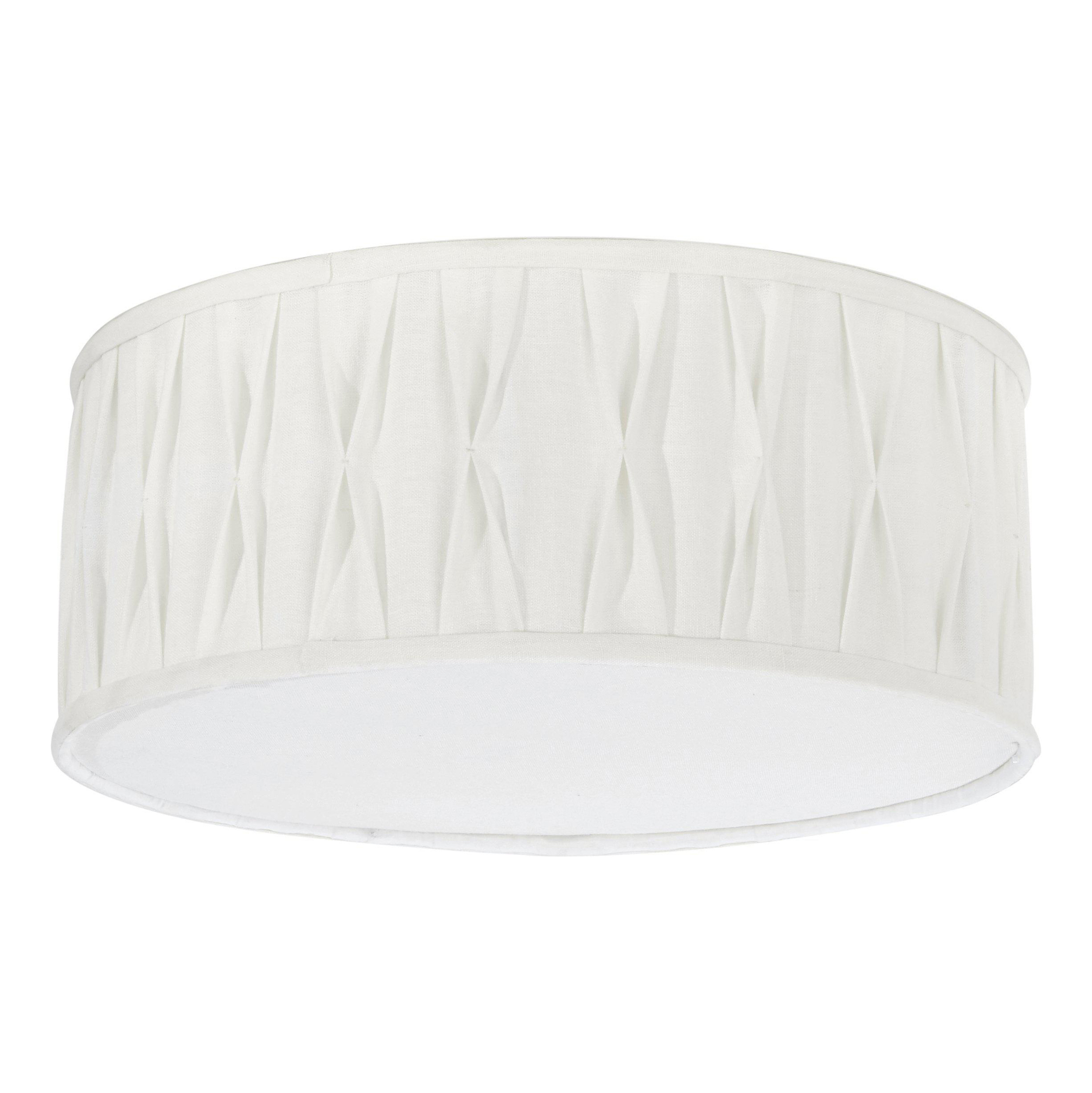 Plissé plafond Ø45 cm, Off white – PR Home – vit plafonder