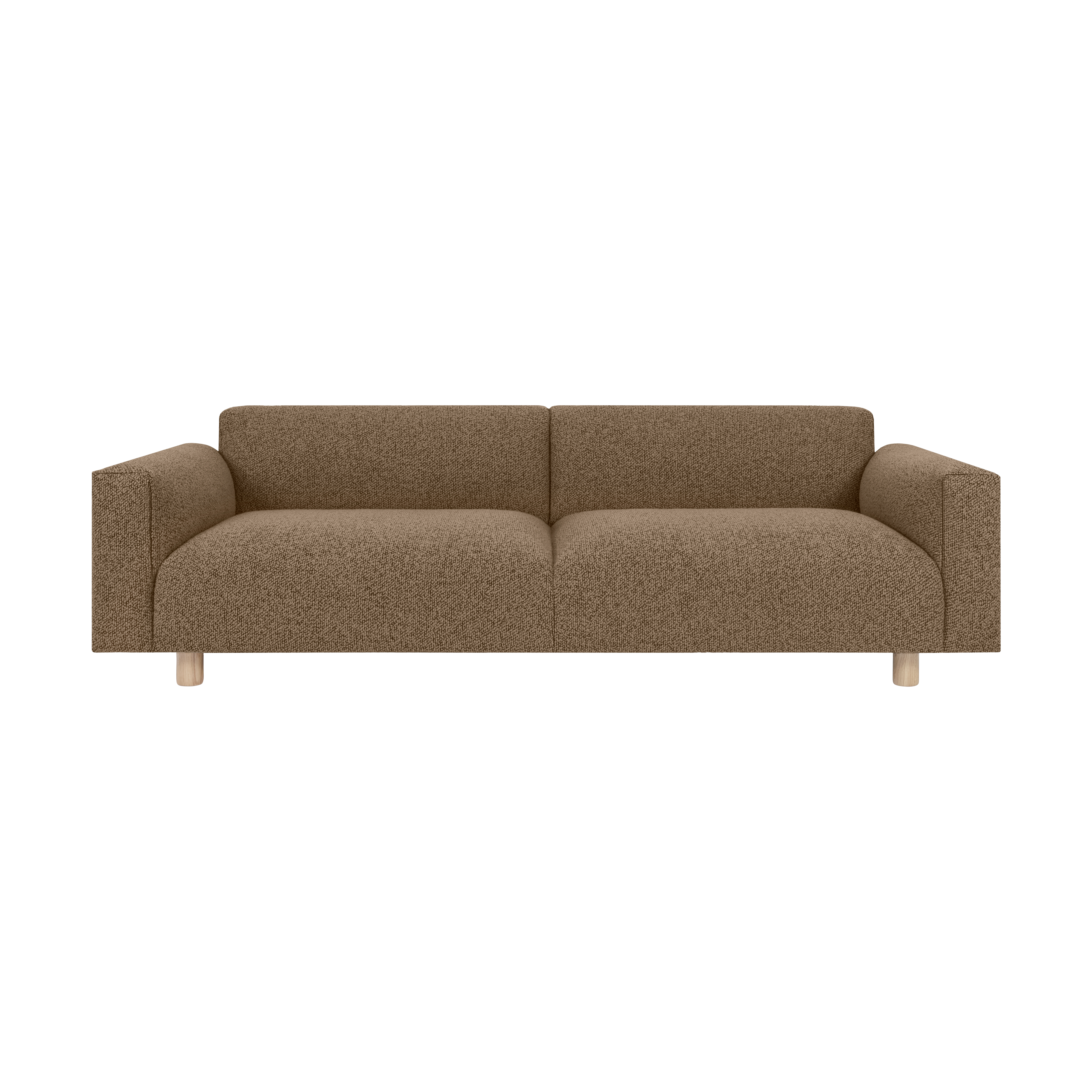 Koti 3-sits soffa 240 cm, Sawdust – Hem – brun soffor