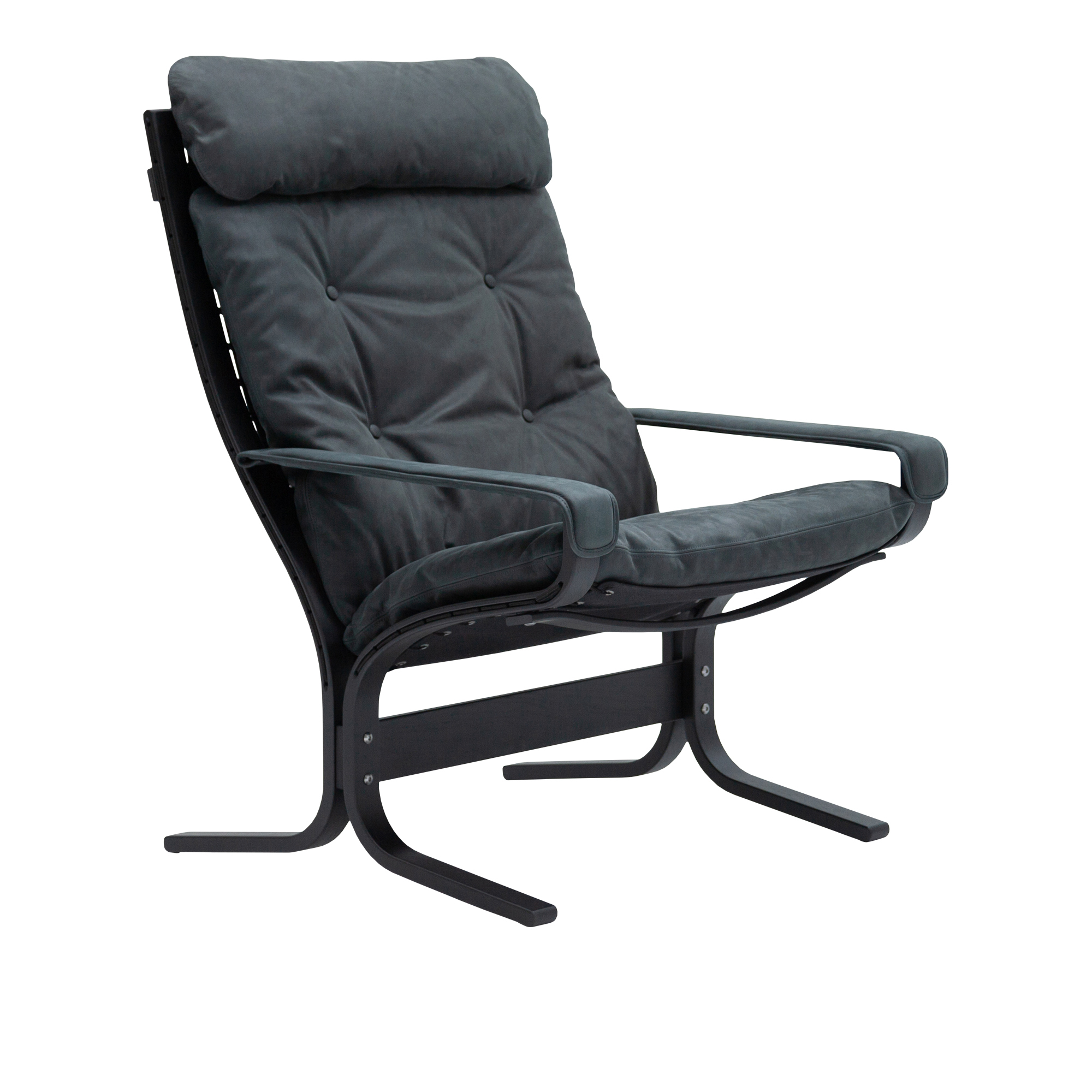 Siesta Classic High Black with Armrests – LK Hjelle – beige lounge chairs
