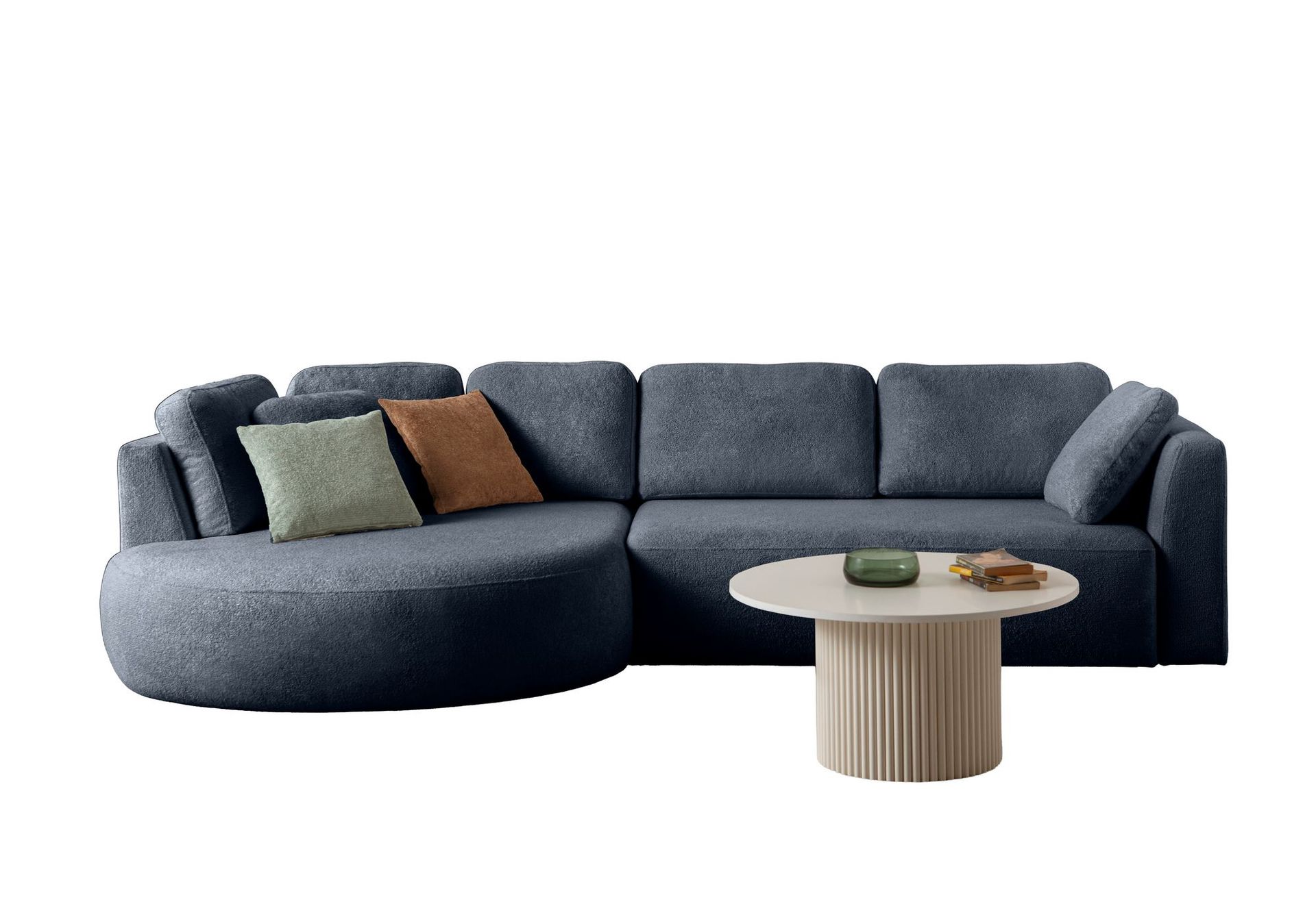 Venezia Hörnsoffa 310x75x105 cm – marine blue modular sofas