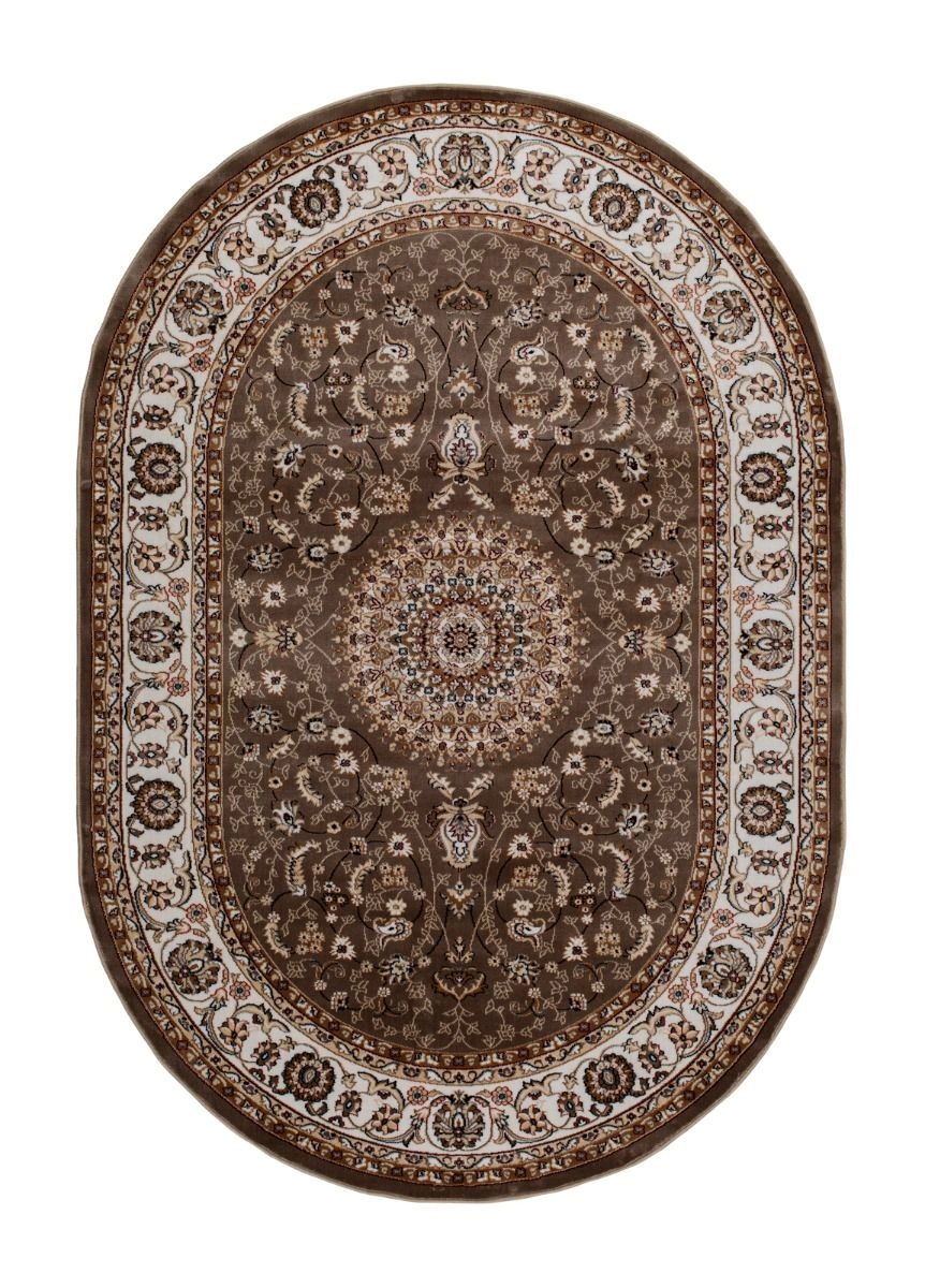 Doha Oma Champagne Oval – Se Mattor – gul mattor