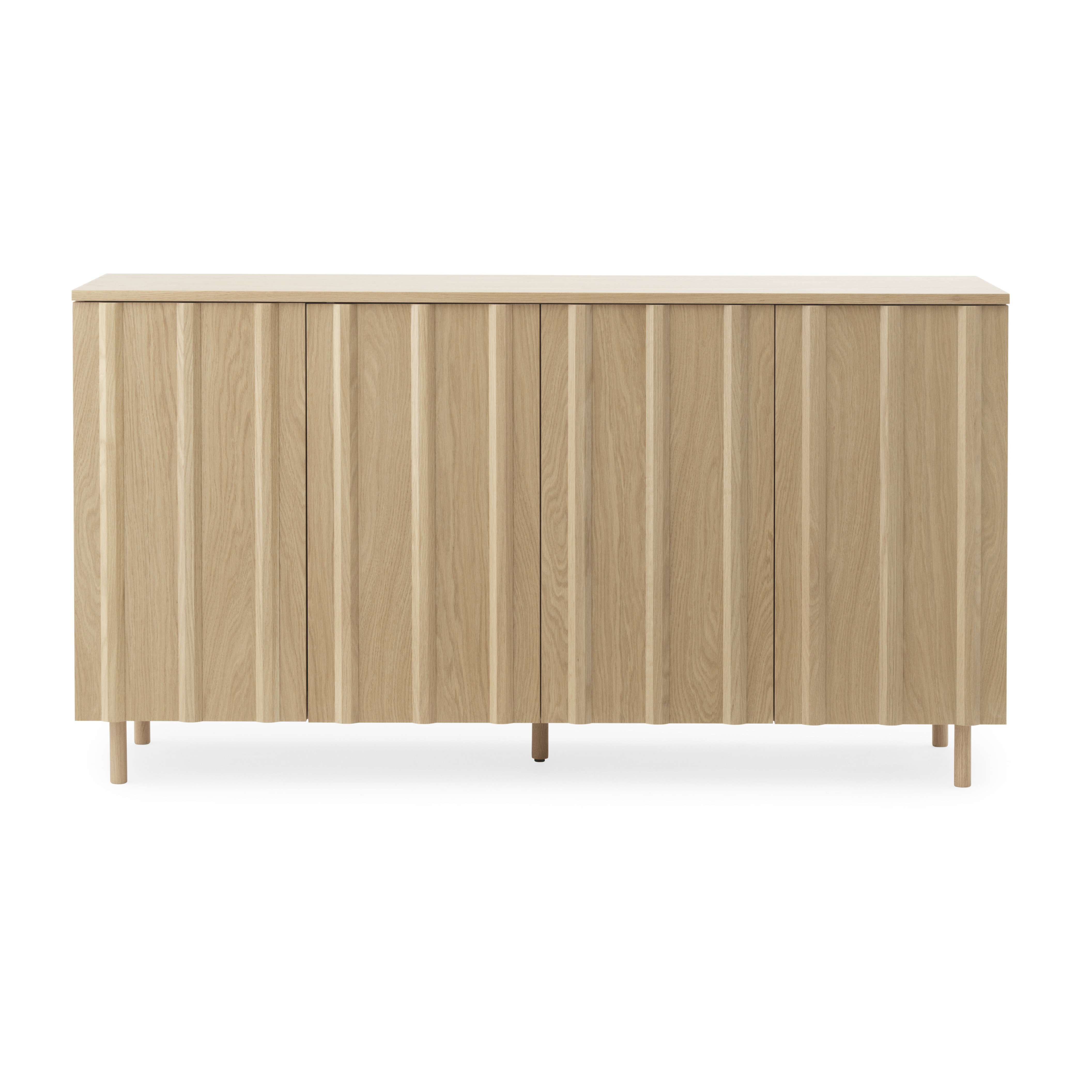 Rib sideboard 45x159 cm, Oak – Normann Copenhagen – brun sideboards