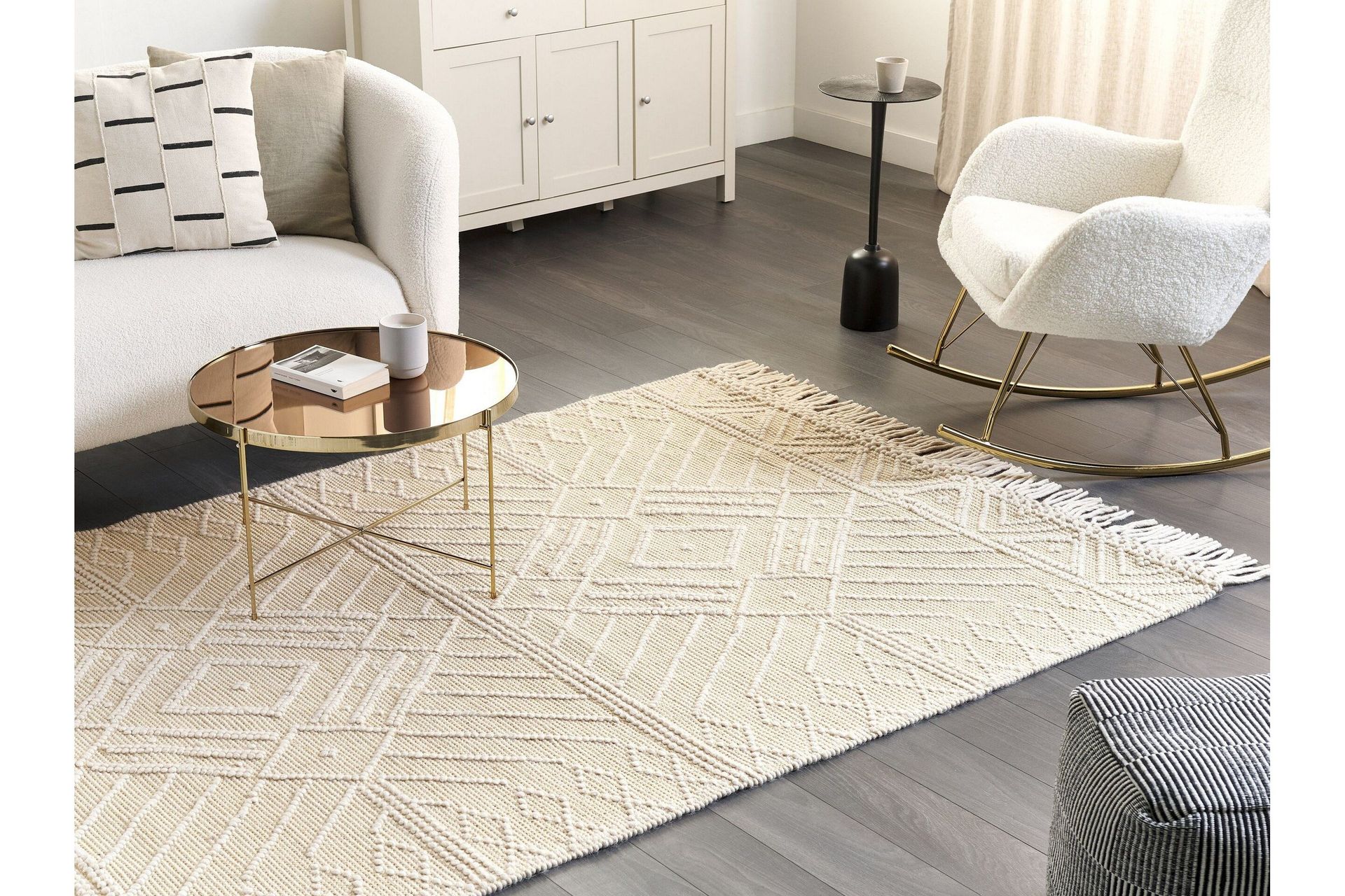 Mavikent Ullmatta 160x230 cm – beige mattor