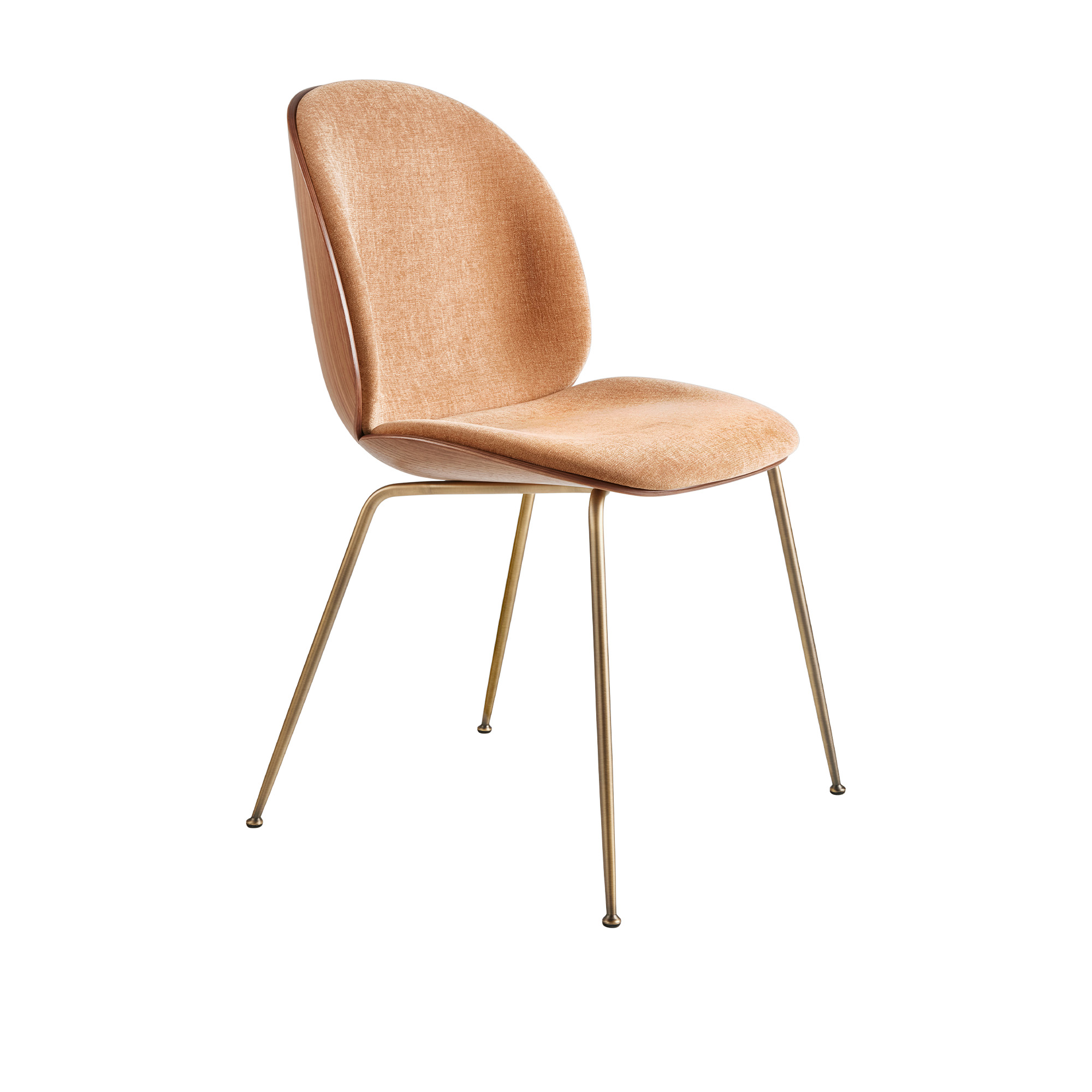 Beetle matstol 3D Veneer – Gubi – grön matstolar