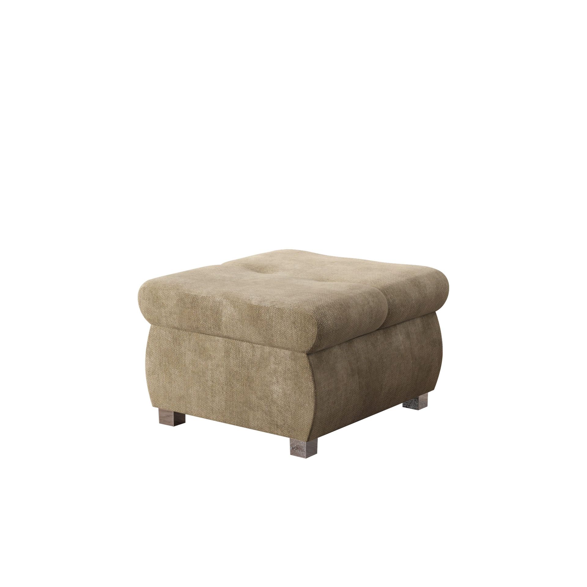 Cerys Fotpall – beige ottomans