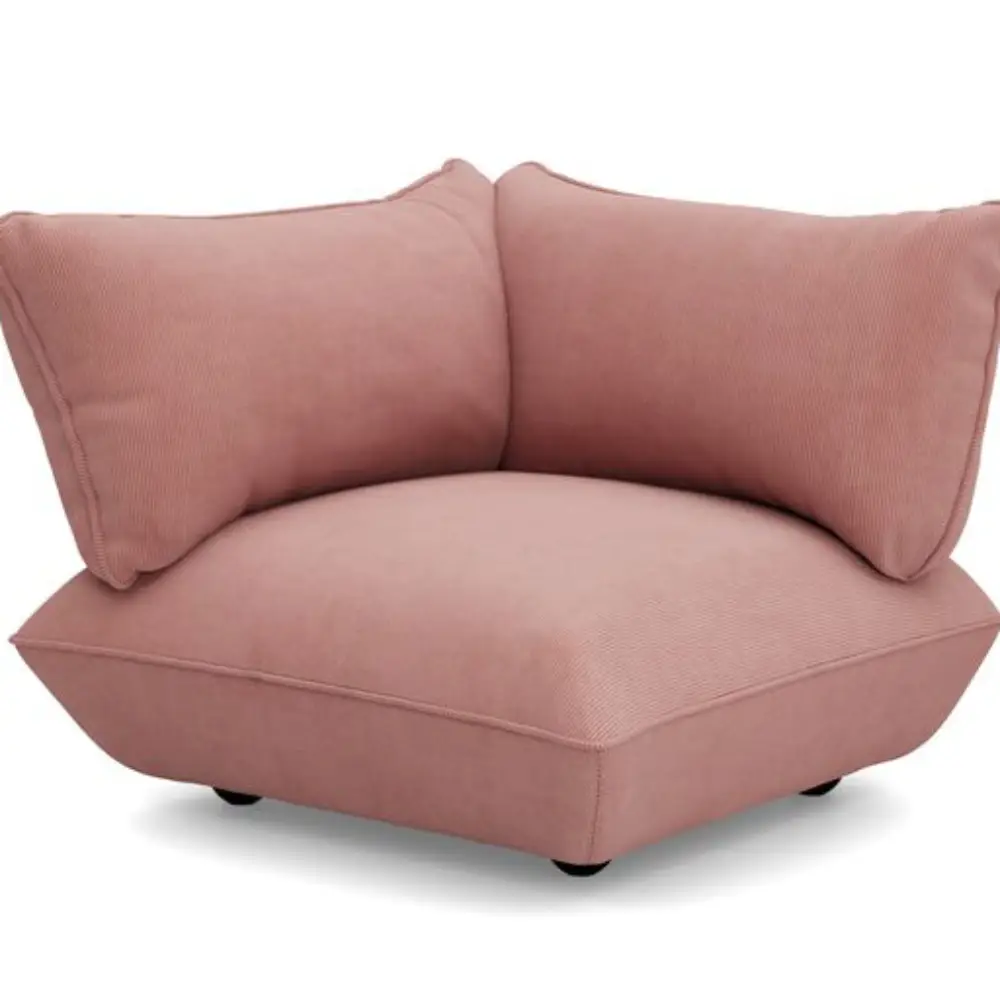 sumo soffa hörndel höger cord recycled soft pink – Fatboy – rosa soffor