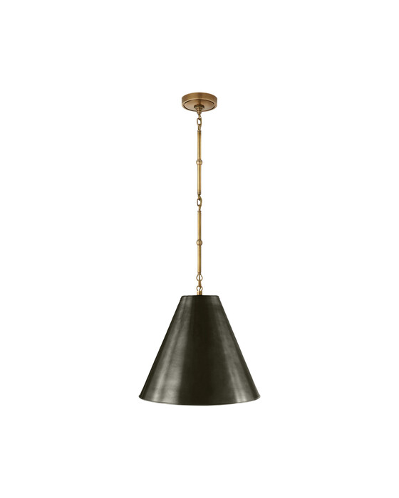 Goodman taklampa antik mässing/brons S – Visual Comfort – antique brass pendant lamps